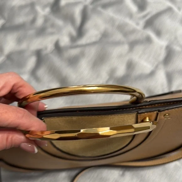 Chloe Pixie Medium Tan Leather Bag - Picture 8 of 11